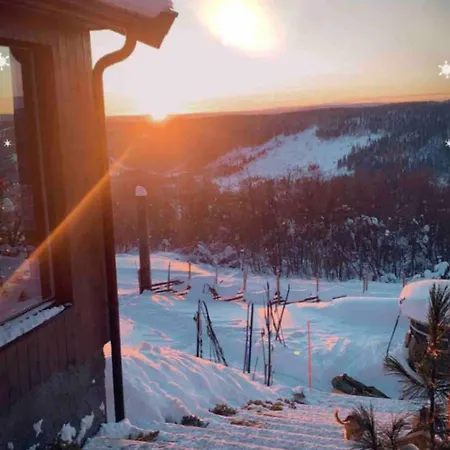 Modern Mountain Hut -great View Feriehus Ryfoss